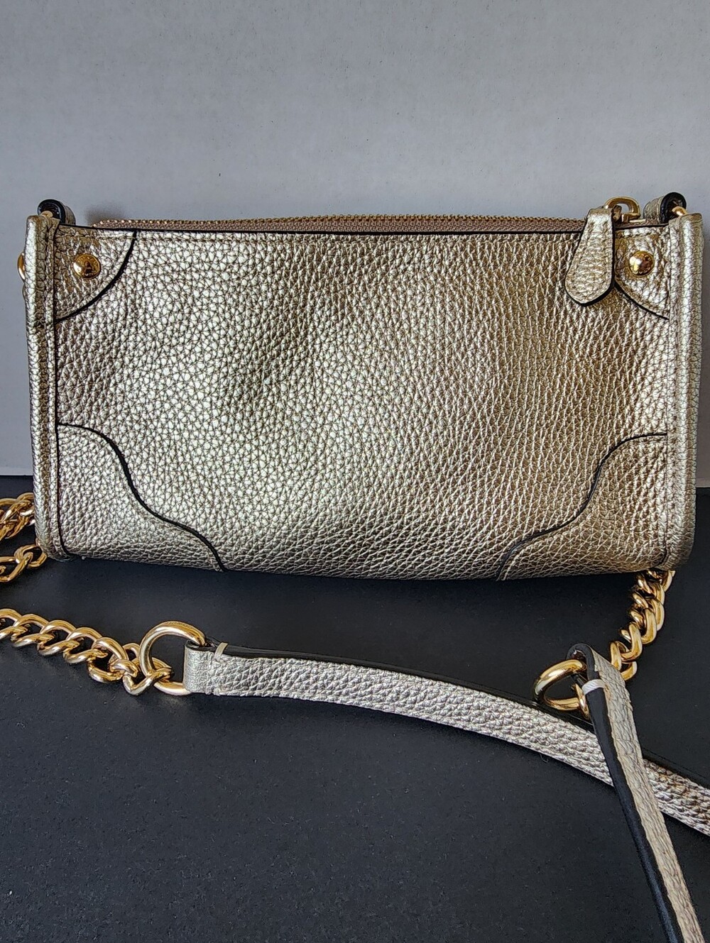 Coach Metallic Mickey Crossbody, EUC, 2018, $228 MSRP - Picture 2 of 8